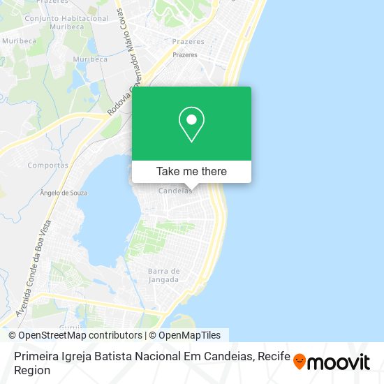 Primeira Igreja Batista Nacional Em Candeias map