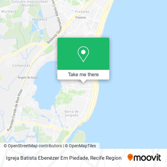 Igreja Batista Ebenézer Em Piedade map