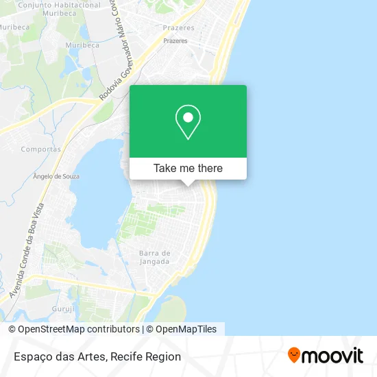 Espaço das Artes map