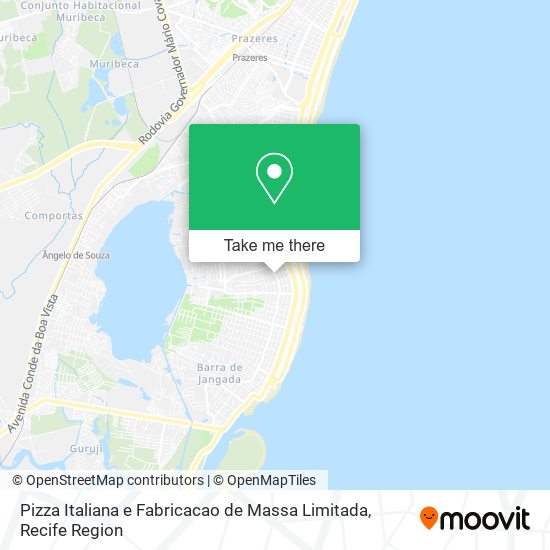 Pizza Italiana e Fabricacao de Massa Limitada map