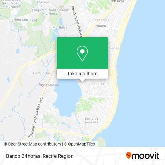 Banco 24horas map