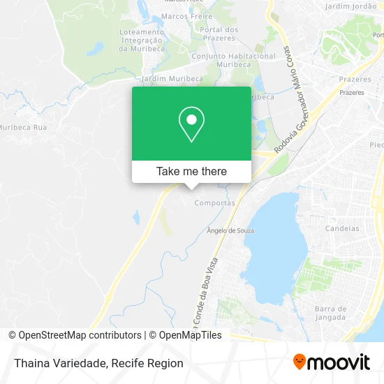 Thaina Variedade map