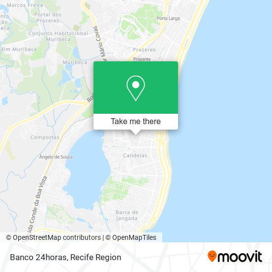 Banco 24horas map