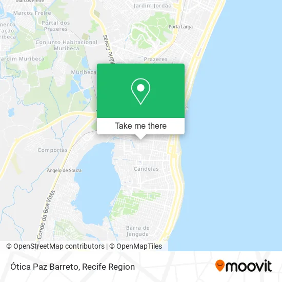 Ótica Paz Barreto map