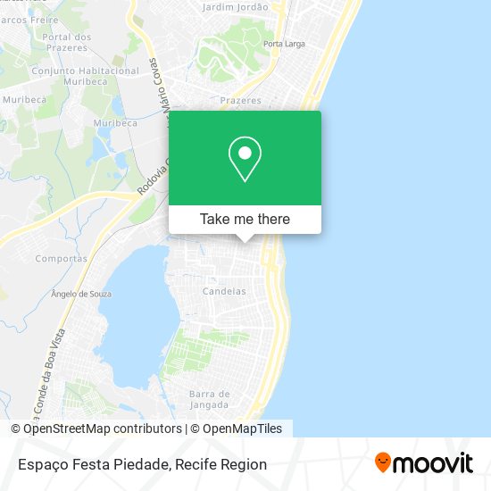 Espaço Festa Piedade map