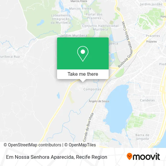 Em Nossa Senhora Aparecida map