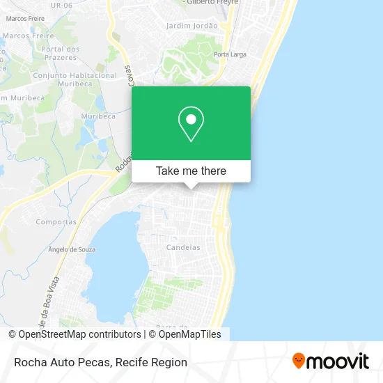 Rocha Auto Pecas map