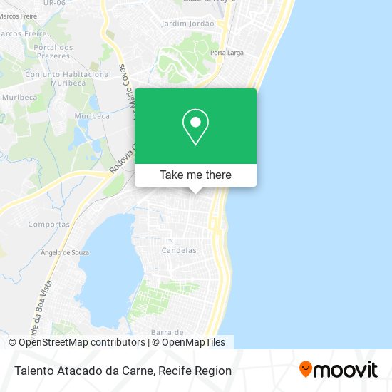Talento Atacado da Carne map