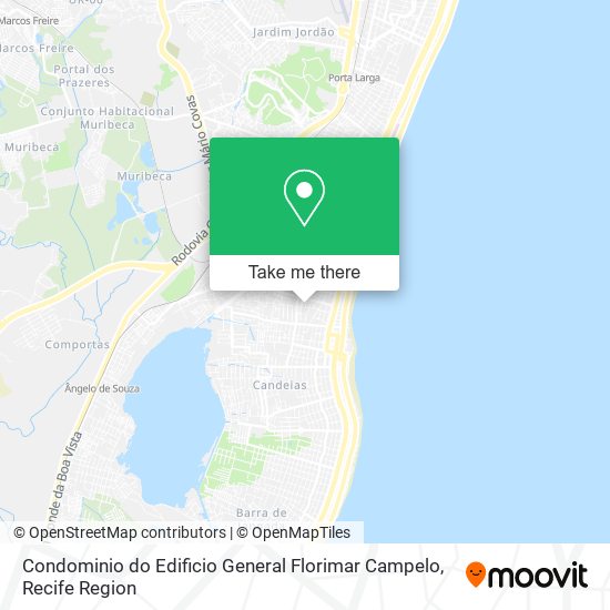 Mapa Condominio do Edificio General Florimar Campelo