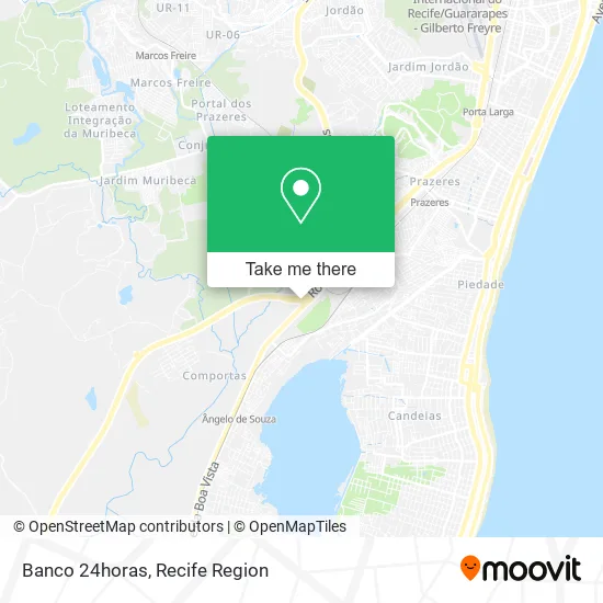 Banco 24horas map