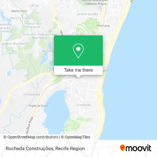 Rocheda Construções map