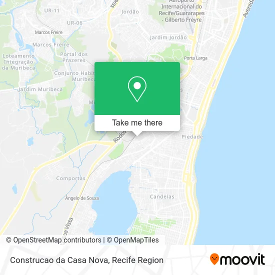 Construcao da Casa Nova map