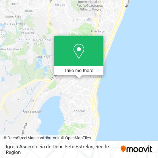 Igreja Assembleia de Deus Sete Estrelas map