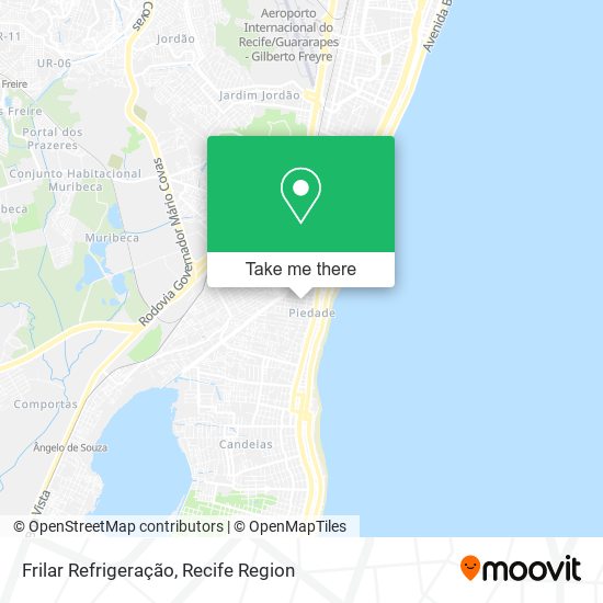 Frilar Refrigeração map