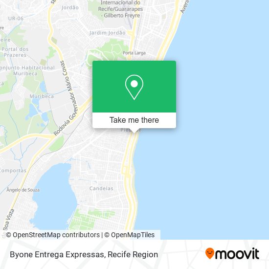 Byone Entrega Expressas map