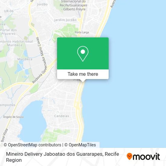 Mineiro Delivery Jaboatao dos Guararapes map