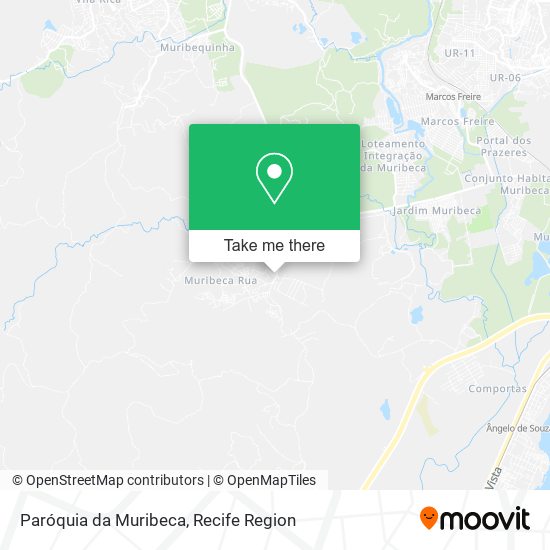 Paróquia da Muribeca map
