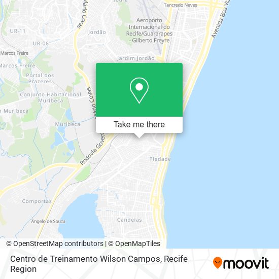 Centro de Treinamento Wilson Campos map