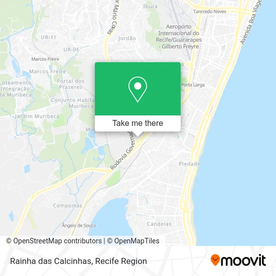 Rainha das Calcinhas map