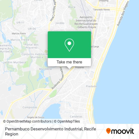 Mapa Pernambuco Desenvolvimento Industrial