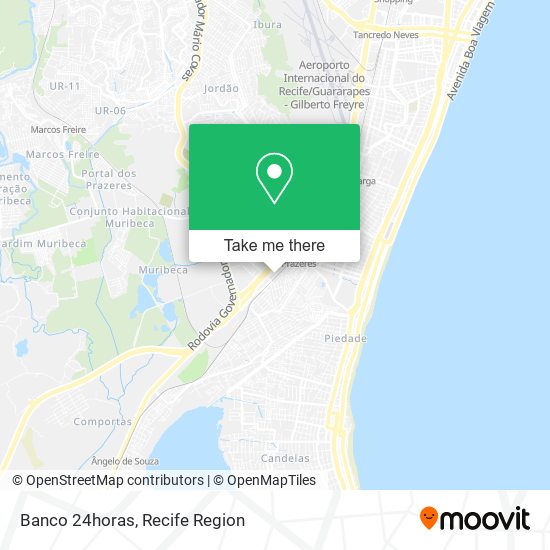 Banco 24horas map