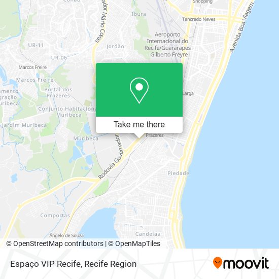 Espaço VIP Recife map