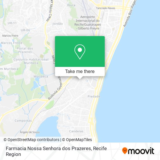 Mapa Farmacia Nossa Senhora dos Prazeres