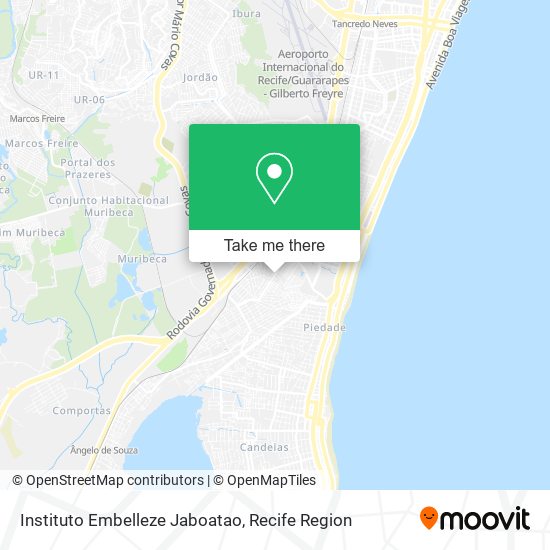 Instituto Embelleze Jaboatao map