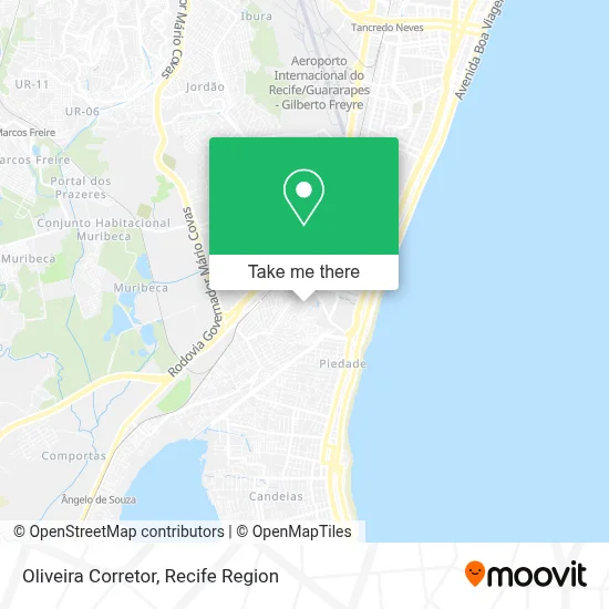 Oliveira Corretor map