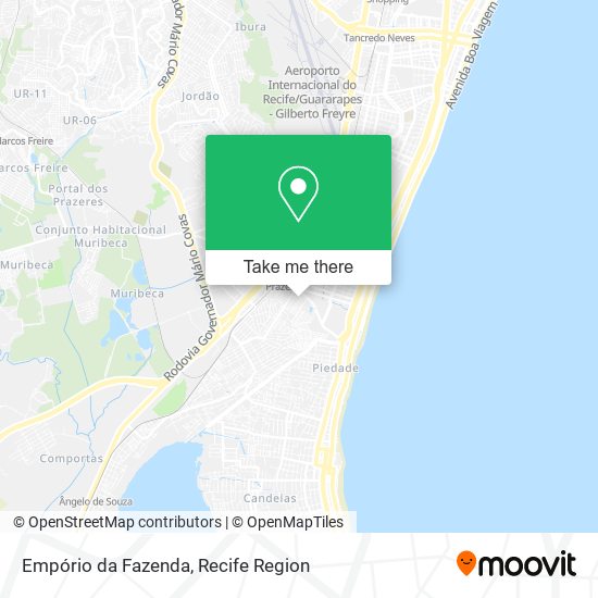 Empório da Fazenda map