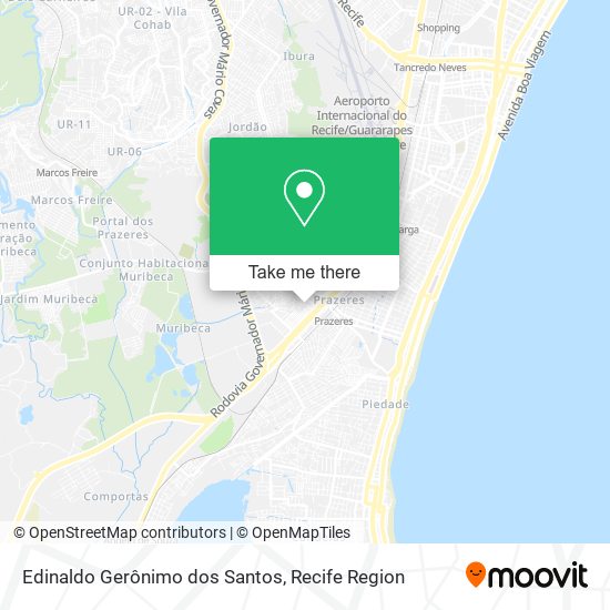 Edinaldo Gerônimo dos Santos map