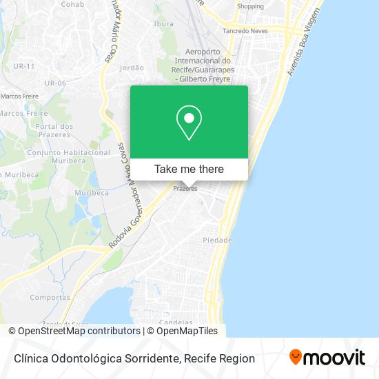 Clínica Odontológica Sorridente map