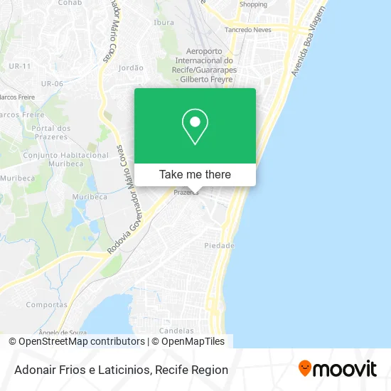 Adonair Frios e Laticinios map