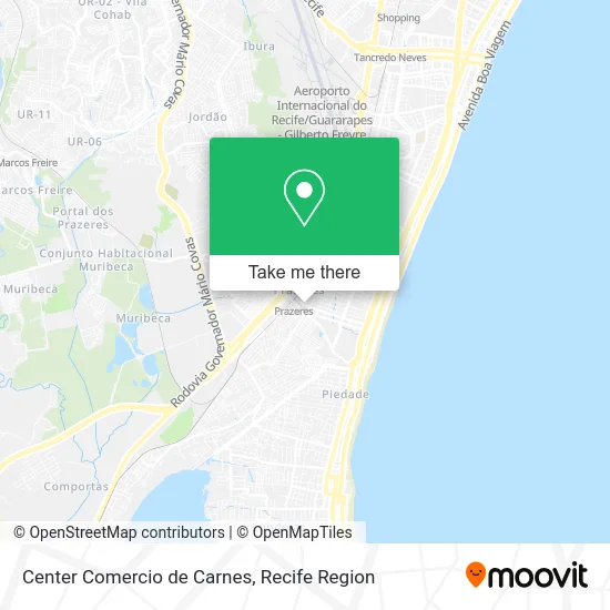 Center Comercio de Carnes map