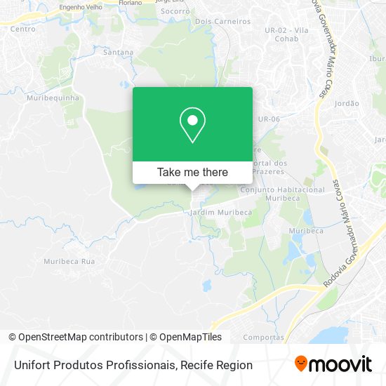 Unifort Produtos Profissionais map