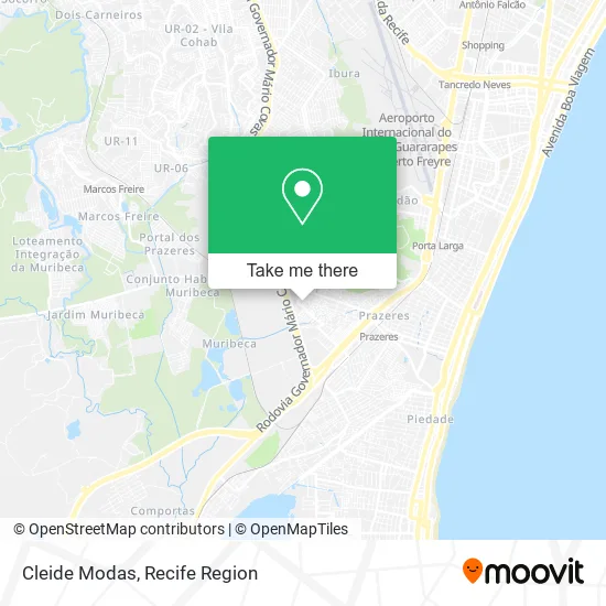 Cleide Modas map