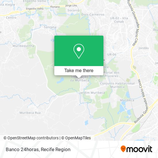 Banco 24horas map