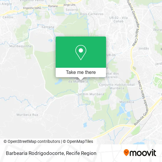 Barbearia Rodrigodocorte map
