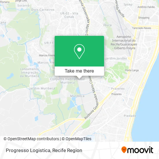 Progresso Logistica map