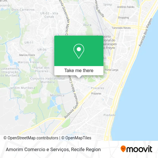 Amorim Comercio e Serviços map