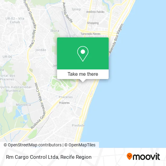 Rm Cargo Control Ltda map