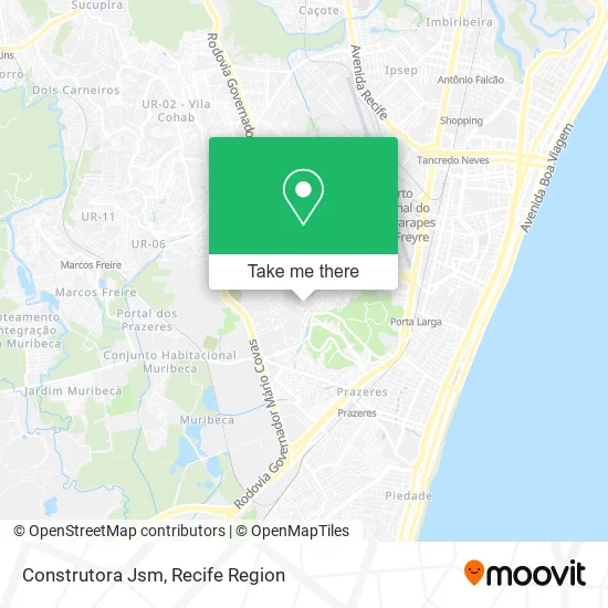 Construtora Jsm map