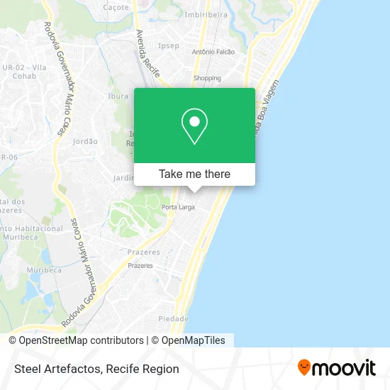 Steel Artefactos map