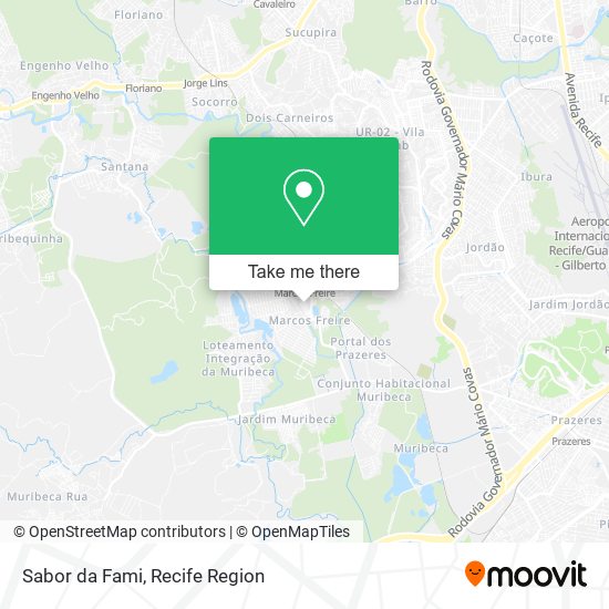 Sabor da Fami map