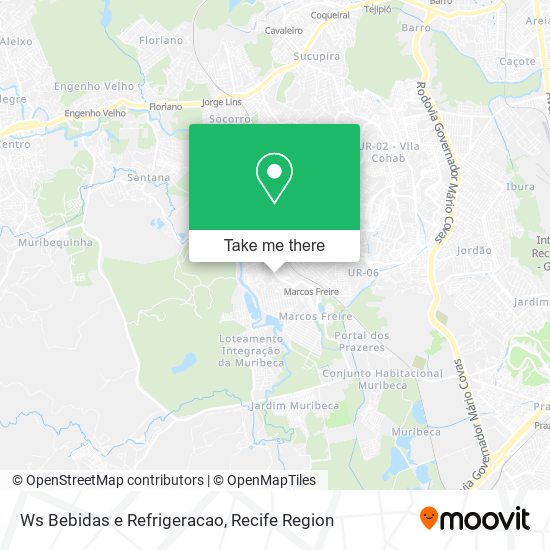 Ws Bebidas e Refrigeracao map