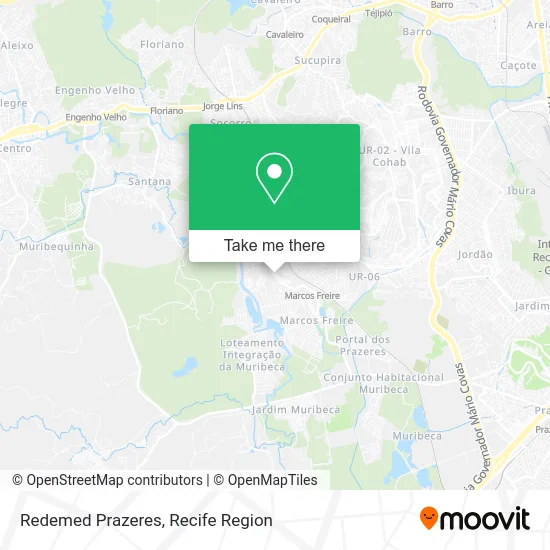 Redemed Prazeres map