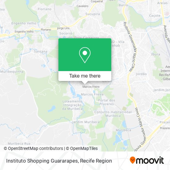 Instituto Shopping Guararapes map