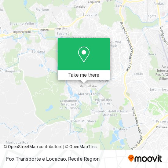 Fox Transporte e Locacao map