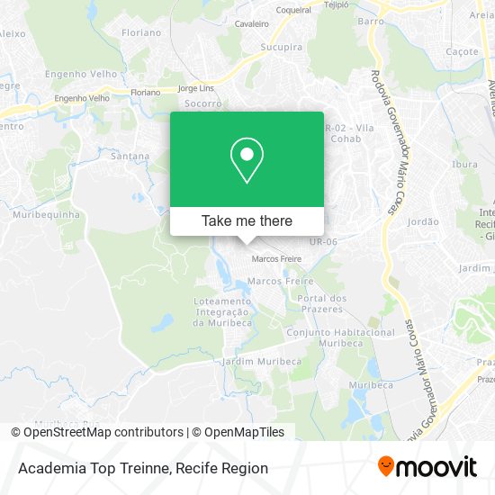 Academia Top Treinne map