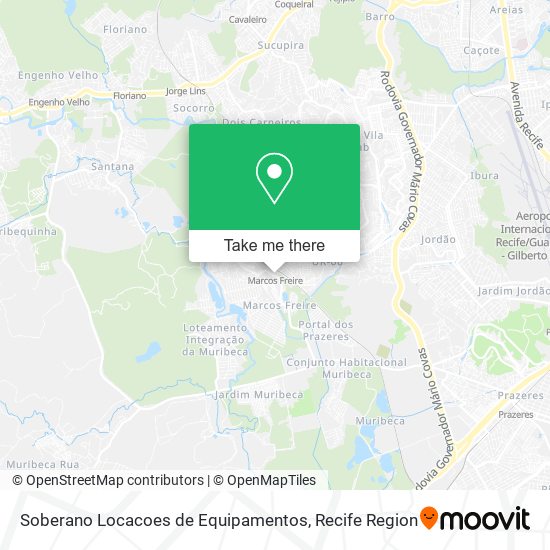 Soberano Locacoes de Equipamentos map